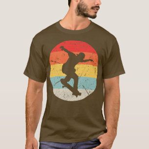 Mens Vintage Skateboarder Skate Skater Skateboardi T-Shirt