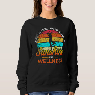 Mens Vintage Sonne Just A Girl Who Loves Sunshine Sweatshirt