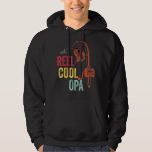 Mens Vintage Sunglasses Reel Cool Opa Fathers Day Hoodie