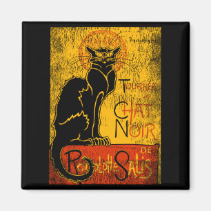 Mens Vintage Tour Du Chat Noir Black Cat For Magnet