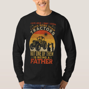 Mens Vintage Tractor Farmer Father's Day 2022 T-Shirt