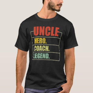 Mens Vintage Uncle Hero Coach Legend Uncle Father' T-Shirt