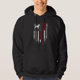 Mens Vintage Usa American Flag Best Beagle Dog Dad Hoodie