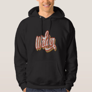 Mens Vintage Welder Gift Funny Welding Costume Coo Hoodie