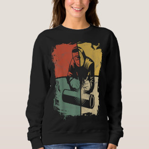 Mens Vintage Welder Gift Funny Welding Costume Coo Sweatshirt
