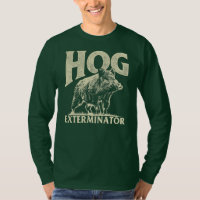 Mens Vintage Wild Pig Hunt Hunting Hog