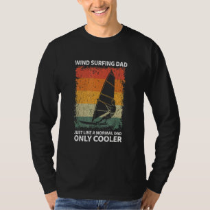 Mens Vintage Windsurfing Dad Like A Normal Dad Onl T-Shirt
