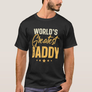 Mens Vintage World s Greatest Daddy Dad Grandpa Fa T-Shirt