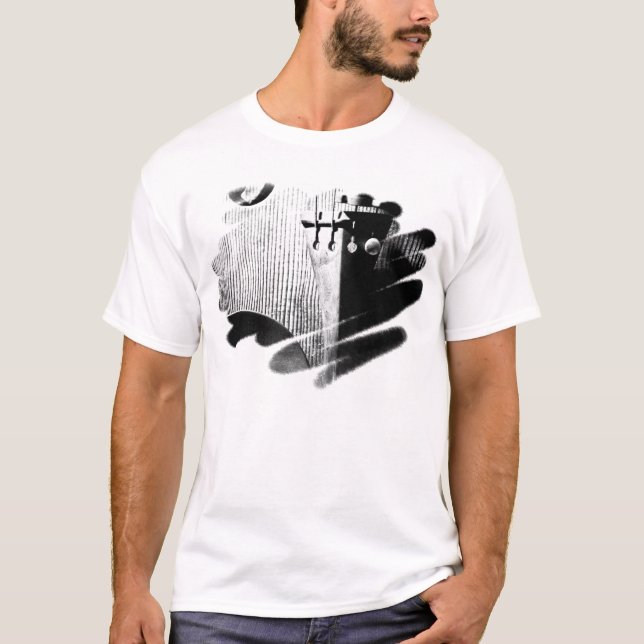 Men's Violin Scribble T-Shirt (Front)