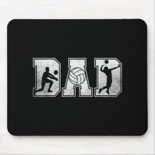 Mens Volleyball Dad Family Football Team Player Sp Mouse Mat