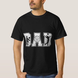 Mens Volleyball Dad Family Football Team Player Sp T-Shirt