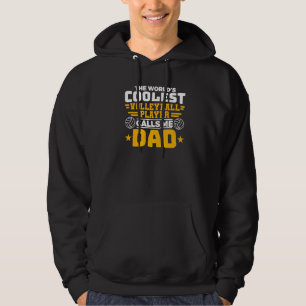 Mens Volleyball Dad Worlds Coolest Volleyball Play Hoodie