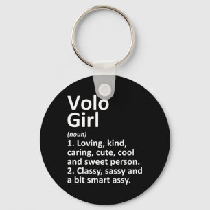 Mens Volo Girl Il Illinois Funny City Home Roots Key Ring