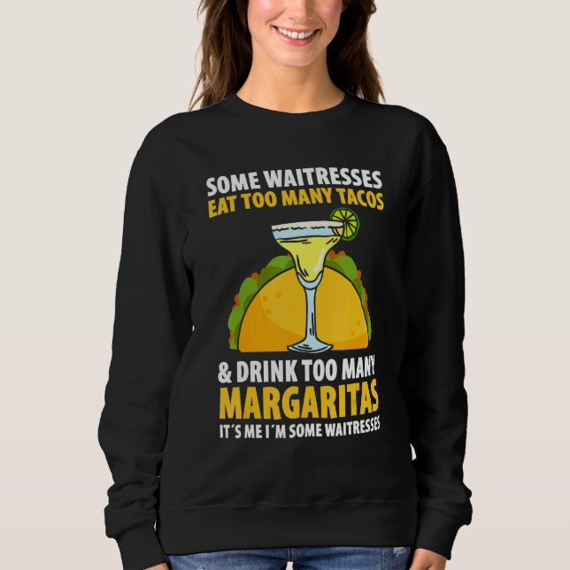 Mens Waiter Waitress Server Work In Gastronomy Sweatshirt (Front)