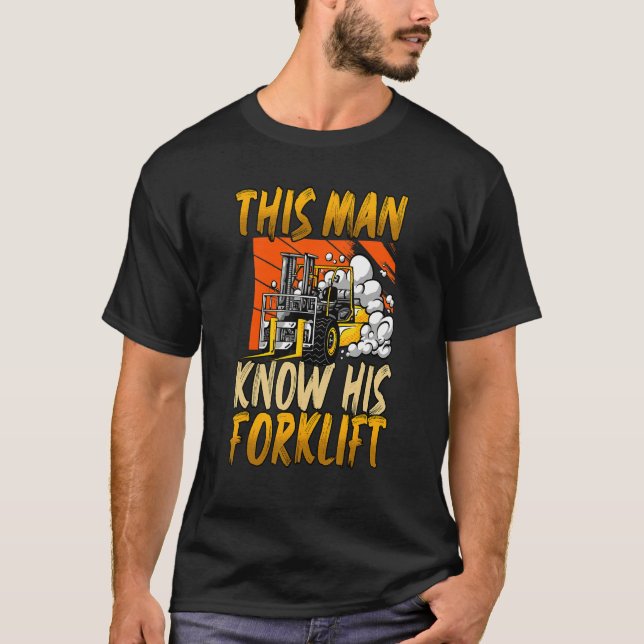 Mens Warehouse Forklift Driver 1 T-Shirt (Front)