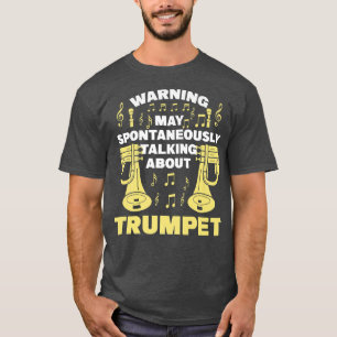 Mens Warning may spontaneously talking about trump T-Shirt