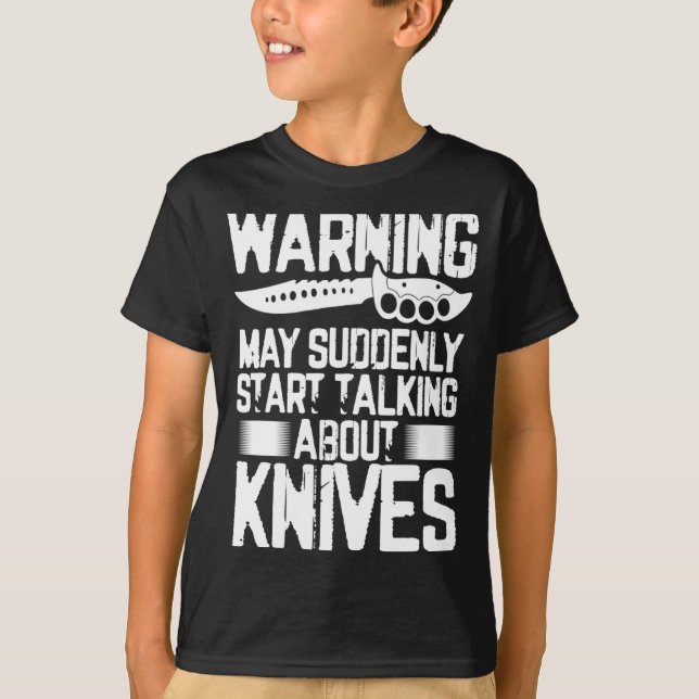 Mens Warning May Suddenly Start Talking About T-Shirt (Front)