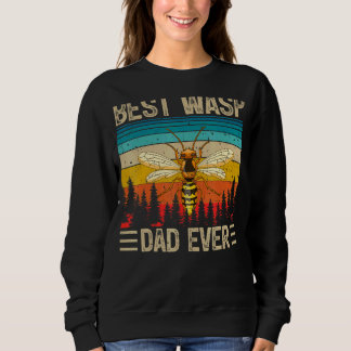Mens Wasp Vintage Best Wasp Dad Ever Father's Day Sweatshirt