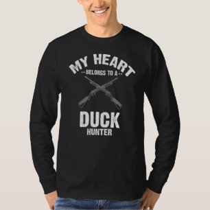 Mens Waterfowl Hunting For An Flying Duck Hunting  T-Shirt