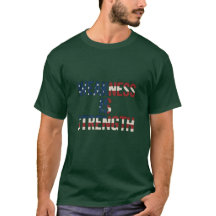 Men's "Weakness is Strength" USA Flag T-Shirt – Da