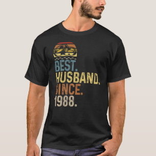 Mens Wedding Anniversary Design Best Husband Since T-Shirt