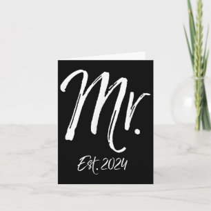 Mens Wedding Anniversary Idea Gift For Husband Mr. Card
