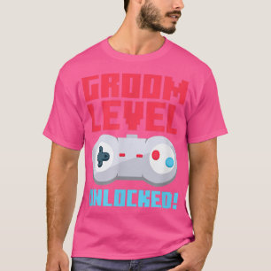 Mens Wedding Bachelor Party Groom Level Unlocked G T-Shirt