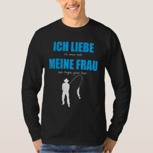 Mens Wedding Day Angler Dad Best Husband I Love My T-Shirt