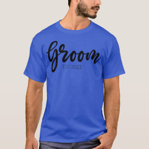Mens Wedding Matching Gifts Groom Est T-Shirt