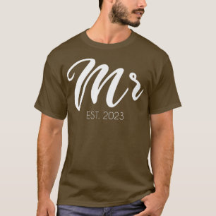Mens Wedding Matching Gifts Mr T-Shirt
