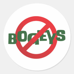 Mens Weekend Money Game Funny Anti Bogey Sign Classic Round Sticker