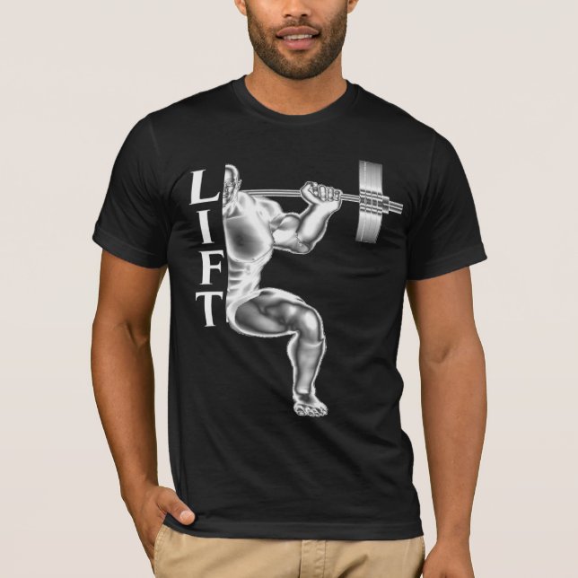Mens Weightlifting T-Shirt (Front)