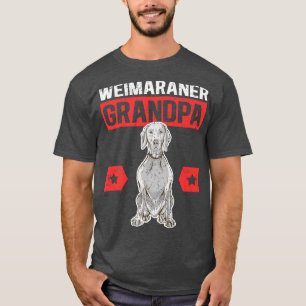 Mens Weimaraner Grandpa  Dog Owner Weimaraner Prem T-Shirt