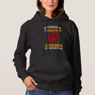 Mens Welder Welding Erazubi Craftsman Welding Mach Hoodie