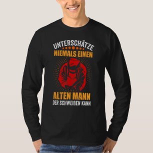 Mens Welder Welding Erazubi Craftsman Welding Mach T-Shirt