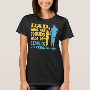 Mens What Are Clouds Made Of  Linux Cloud Computin T-Shirt