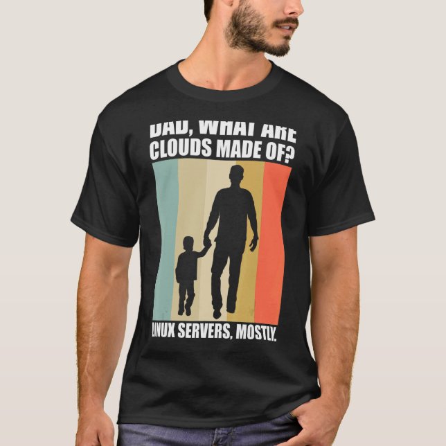 Mens What Are Clouds Made Of  Linux Cloud Computin T-Shirt (Front)