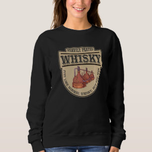 Mens  Whisky Drinking Quote Vintage Sweatshirt