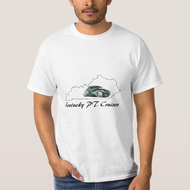 Mens White KY PT Cruisers T-Shirt (Front)