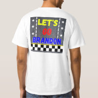 Men's White Let's Go Brandon T-Shirt