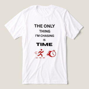 MEN'S WHITE MOTIVATIONAL GRAPHIC THE ONLY THING Tri-Blend SHIRT