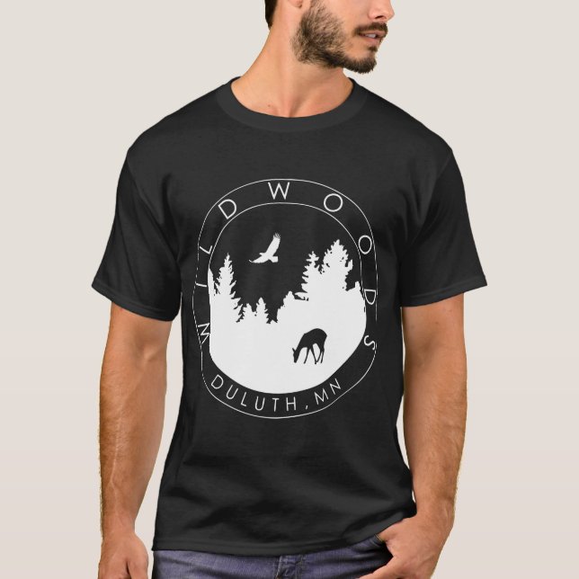 Men's Wildwoods Logo T (Dark Colours) T-Shirt (Front)
