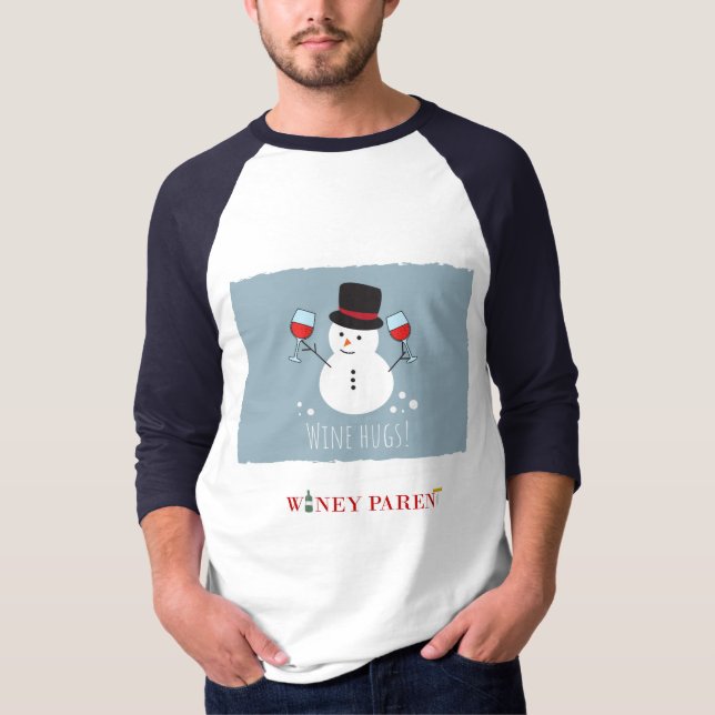 Men's Wine Hugs T-Shirt (Front)