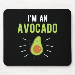 Mens With The Avocado Couples Funny Matching Mouse Mat