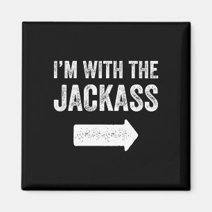 Mens with the couples outfit funny matching magnet