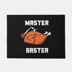 Mens Women Master Baster Funny Turkey Baster Thank Doormat