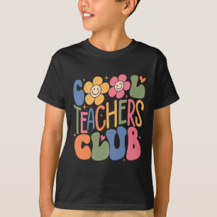 Mens Women Teacher Cool Teachers Club Back To Sch T-Shirt
