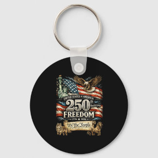 Mens womens american flag the people 250thMens wom Key Ring