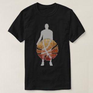 Mens Womens Black T-Shirt Basketball Game Sports