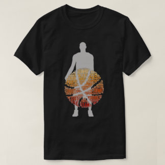 Mens Womens Black T-Shirt Basketball Game Sports
